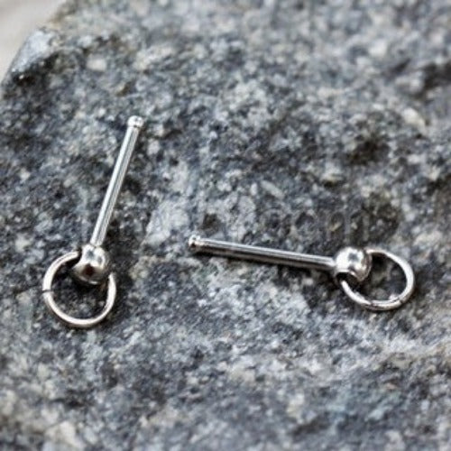 316L Stainless Steel Slave Ring Stud Nose Ring | Fashion Hut Jewelry