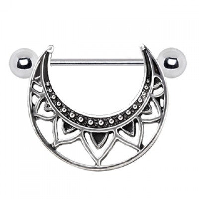 316L Stainless Steel Tribal Nipple Shield | Fashion Hut Jewelry