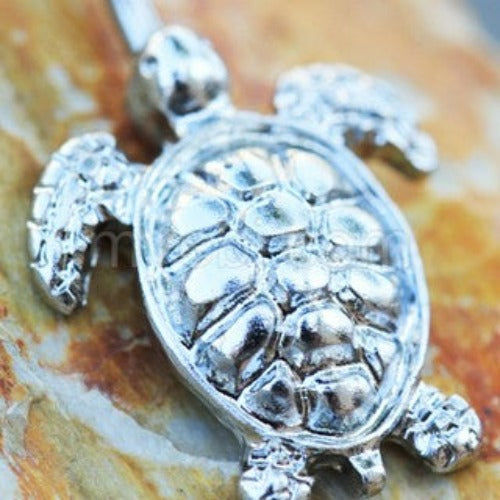 316L Stainless Steel Sea Turtle Navel Ring | Fashion Hut Jewelry