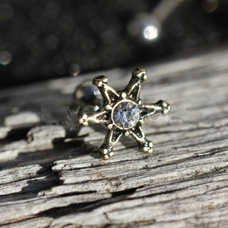 Vintage Gold Star Cartilage Earring | Fashion Hut Jewelry