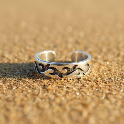 Adjustable Tribal Sterling Silver Toe Ring | Fashion Hut Jewelry