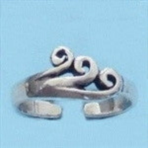 Waves Toe Ring | Fashion Hut Jewelry
