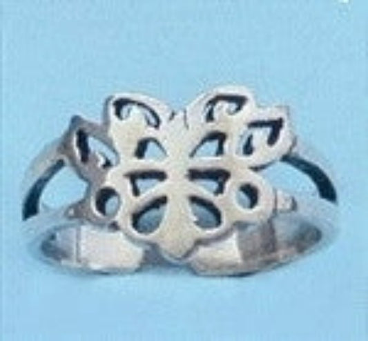 Butterfly Sterling Silver Toe Ring | Fashion Hut Jewelry