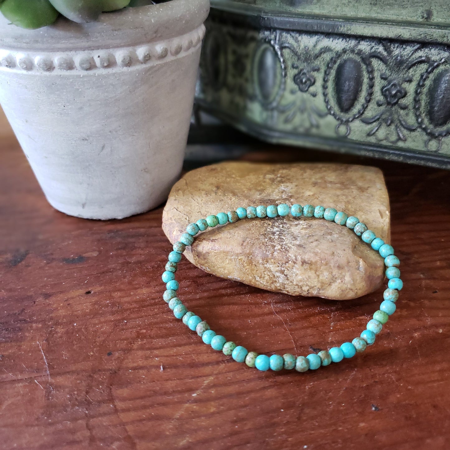 Turquoise Stretch Bracelet | Fashion Hut Jewelry