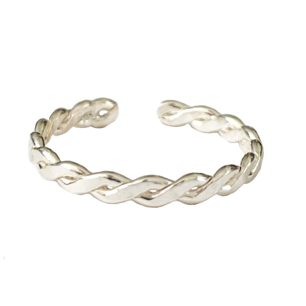 Medium Brenna Braided Adjustable Ring | Fashion Hut Jewelry
